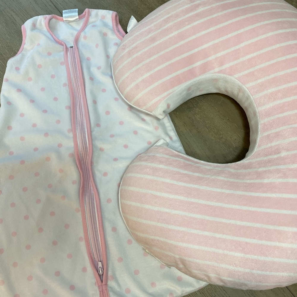 Pottery barn halo sleep sac & boppy cover